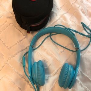 Teal Beats headphones